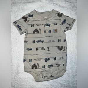 Carhartt baby boy short sleeve bodysuit